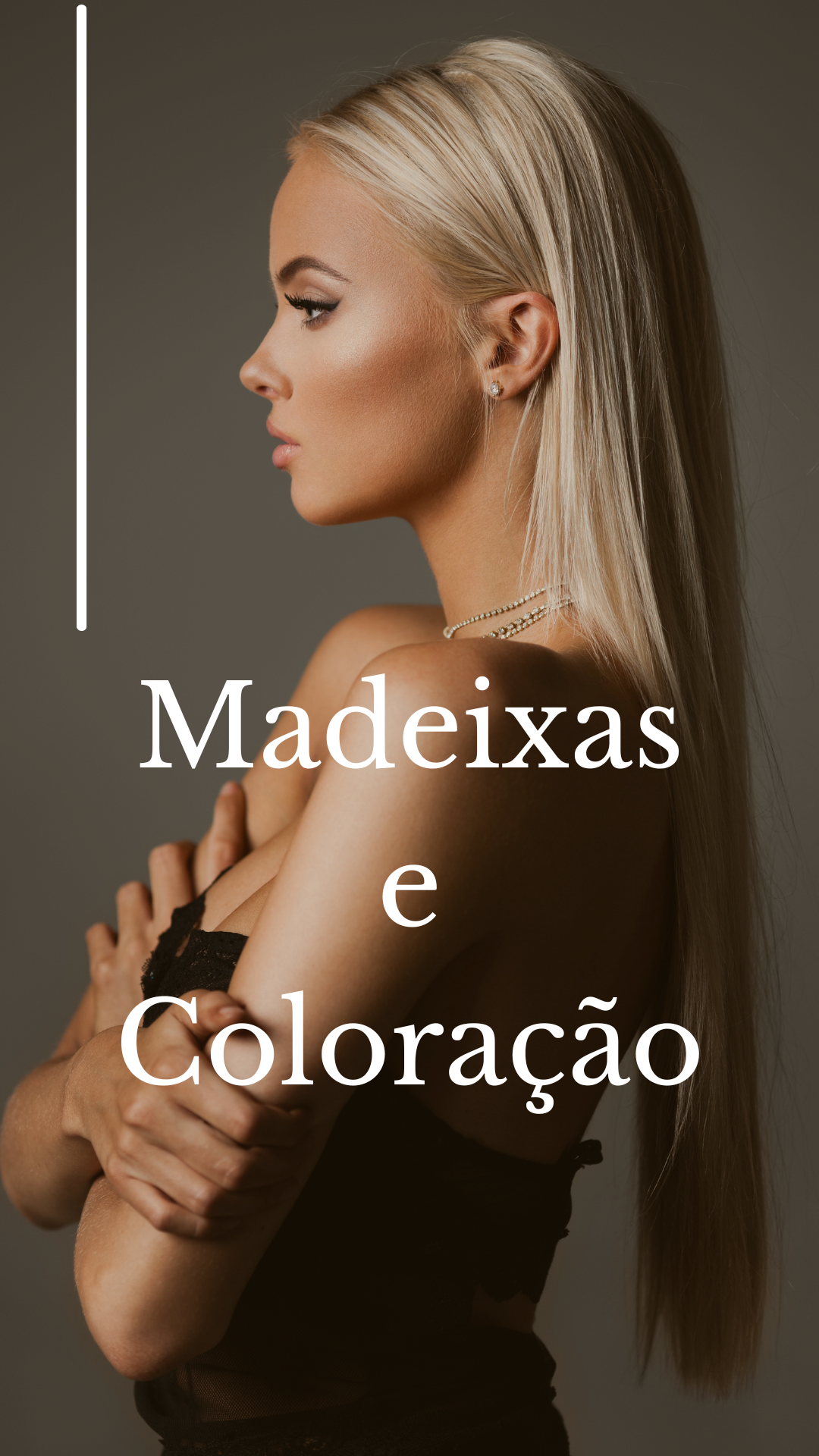 Madeixas e cabelos pintados